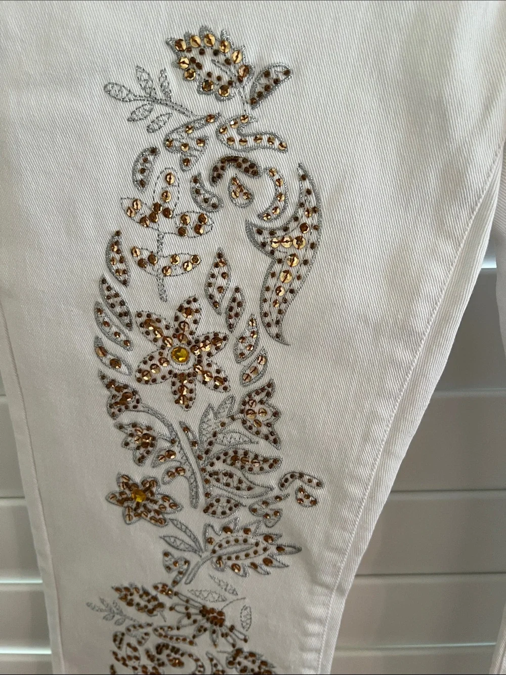 Daisy Fuentes Rhinestone Jeans